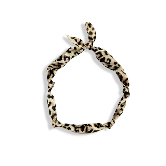 Light Leopard Charm Scarf