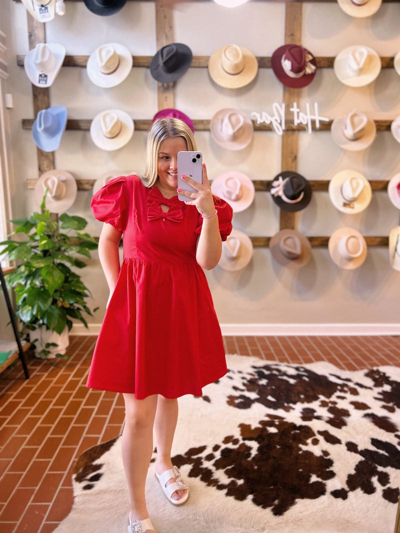 Red Bow Dress