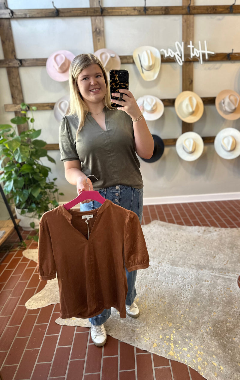 Another Love Kalia V Neck Top