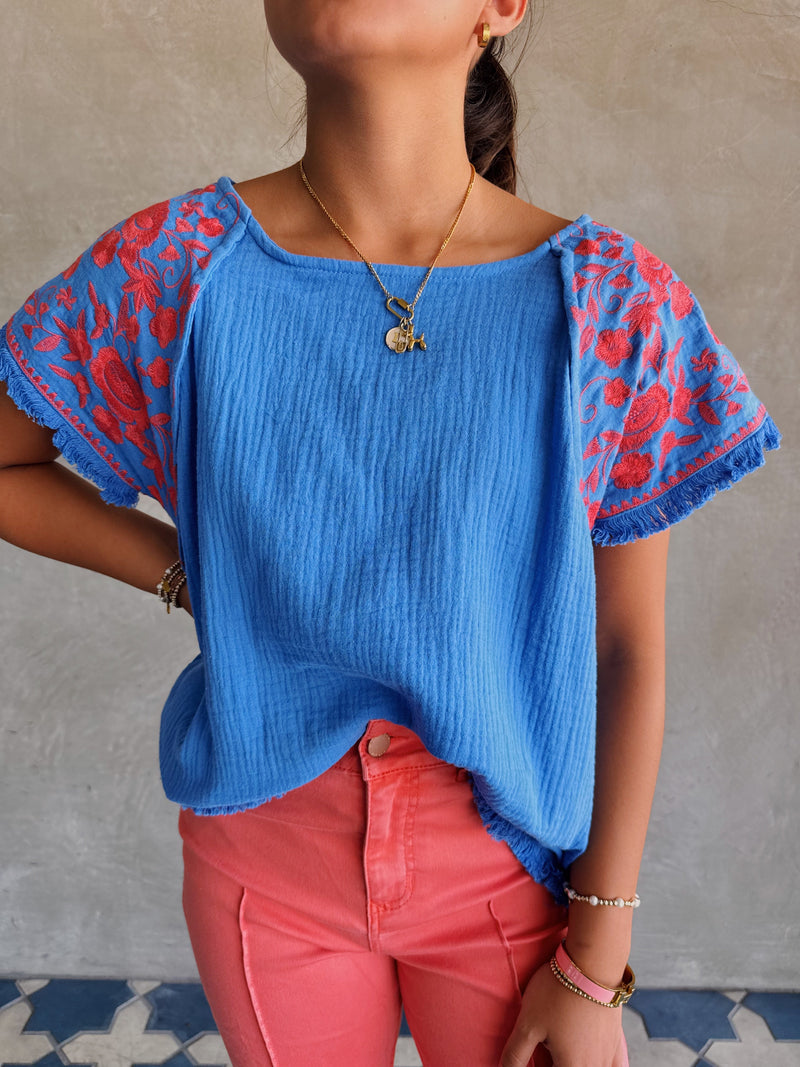Kerr Embroidered Top