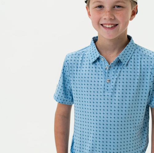 Burlebo Youth - Performance Polo - Texas - Light Blue