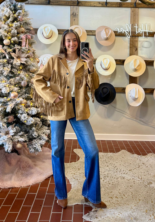 Dear John Oakley Fringe Jacket