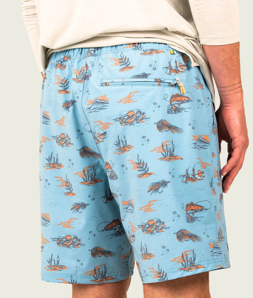 Marsh Wear Fulton 6” Volleys- Blue Surf