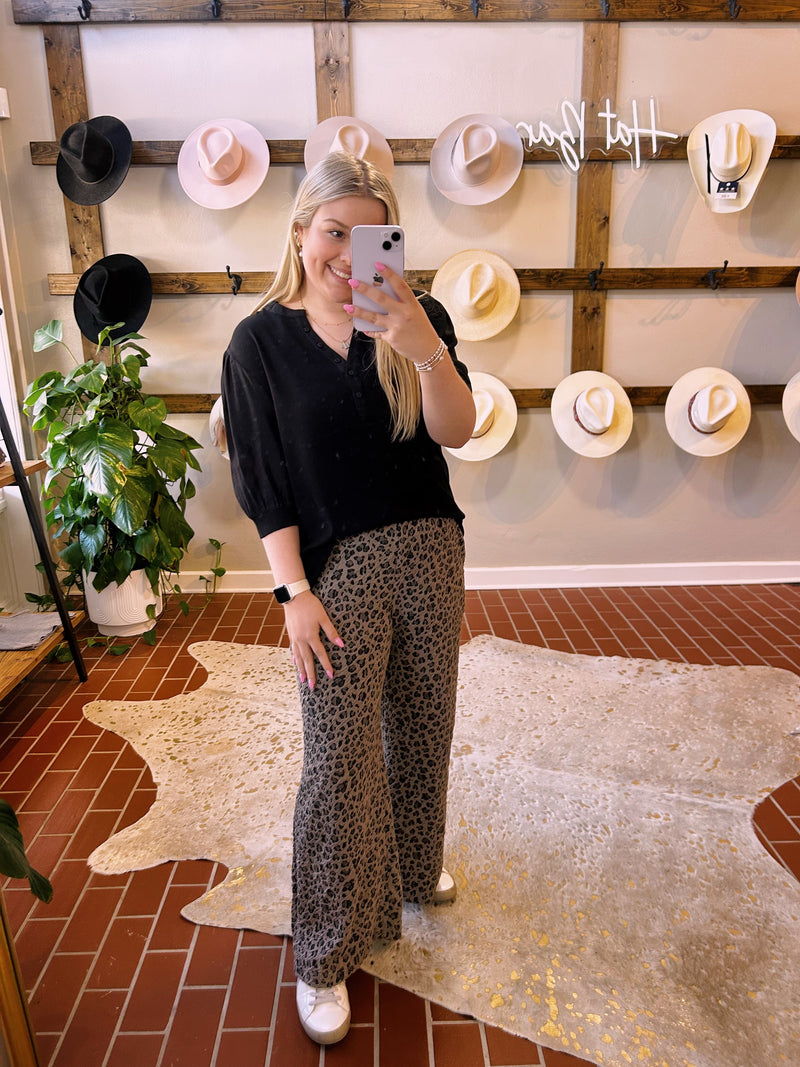 Jane Leopard Pants