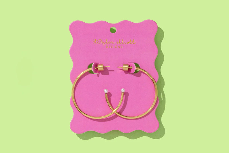 Alexis Gold Hoop Earrings