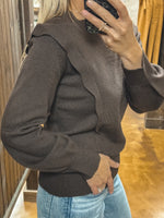 Mae Ruffle Sweater