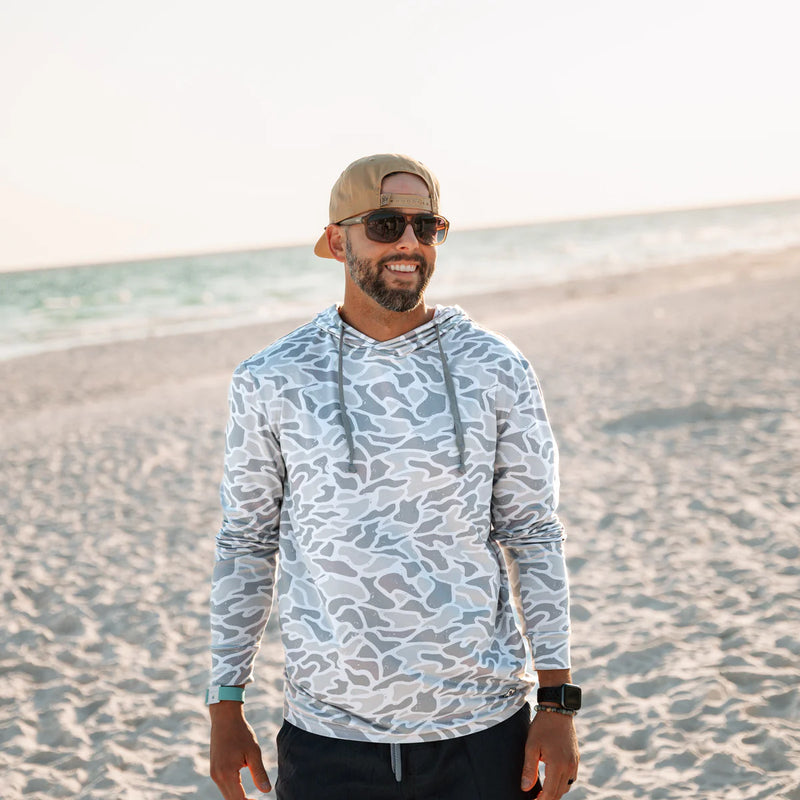Burlebo Performance Hoodie White Camo