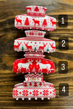Holiday Claw Clips