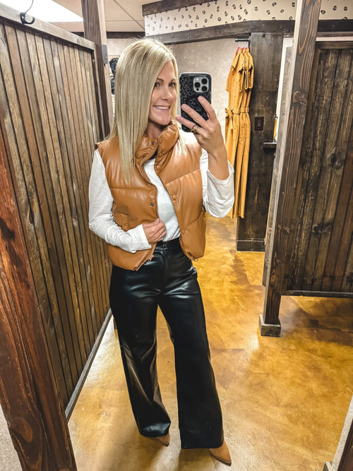 Kelsea Faux Leather Pants