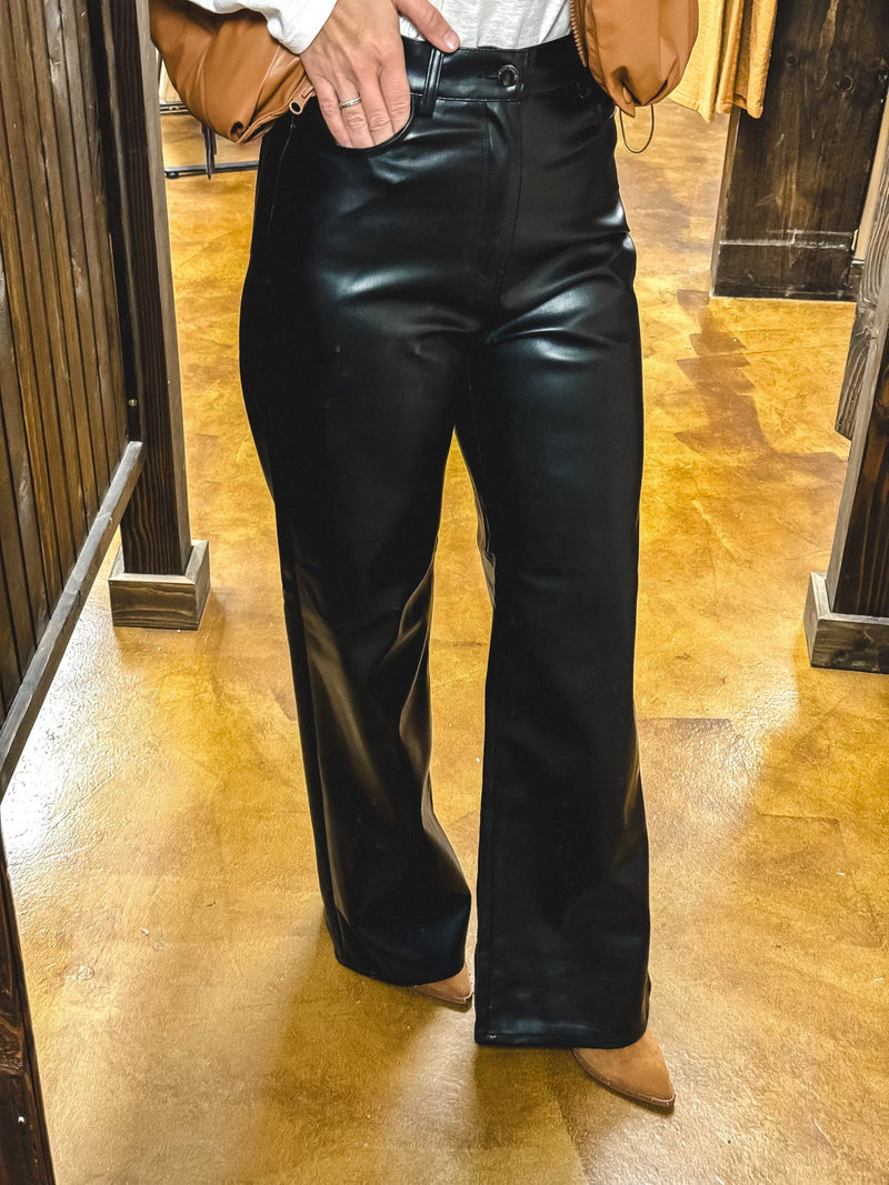 Kelsea Faux Leather Pants