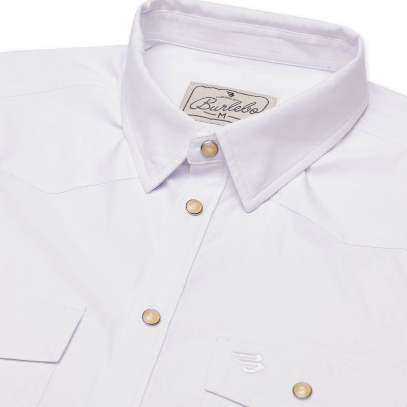 Burlebo Performance Western Shirt White