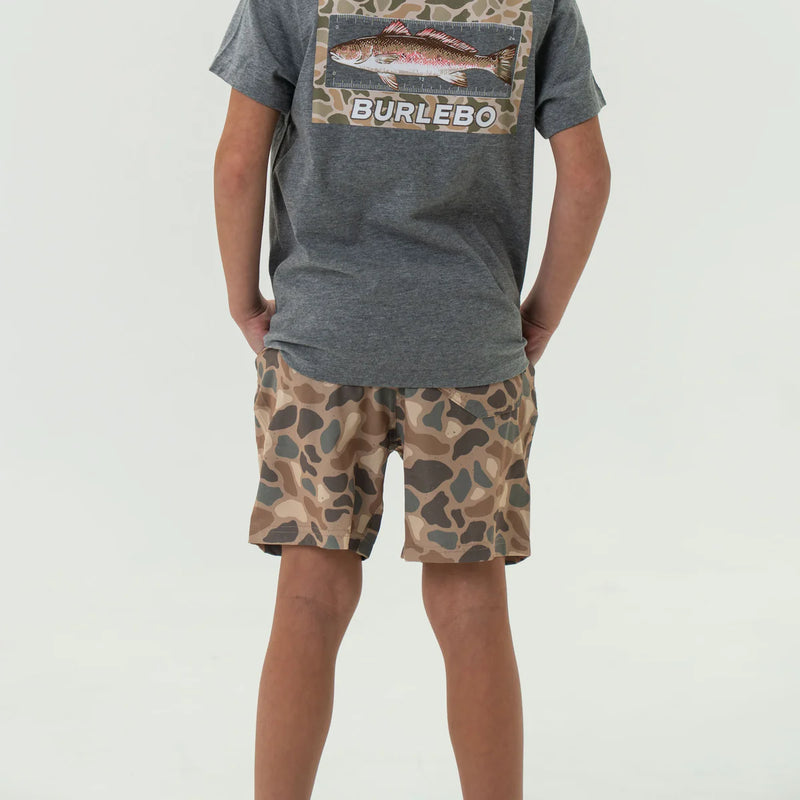 Burlebo Youth Pintail Camo Shorts