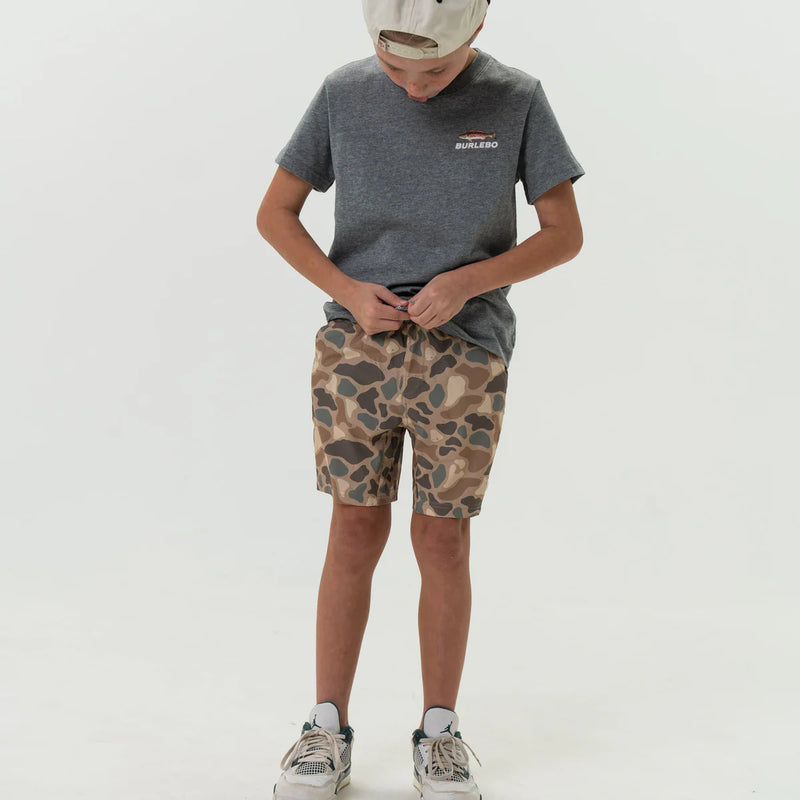 Burlebo Youth Pintail Camo Shorts