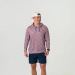 Burlebo Performance Hoodie Texas Flag