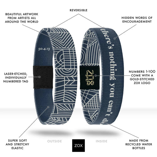 Zox There's Nothing You Can't Do Bracelet