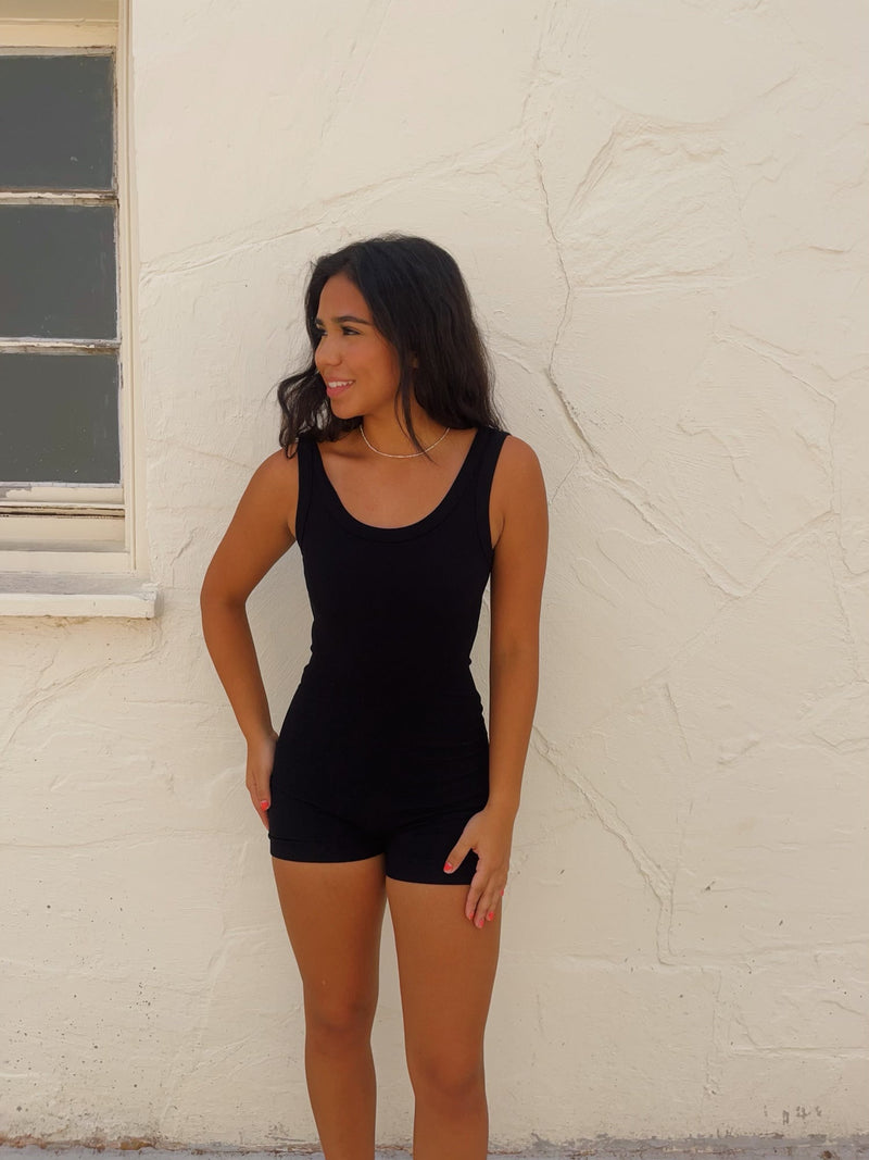 London Ribbed Romper