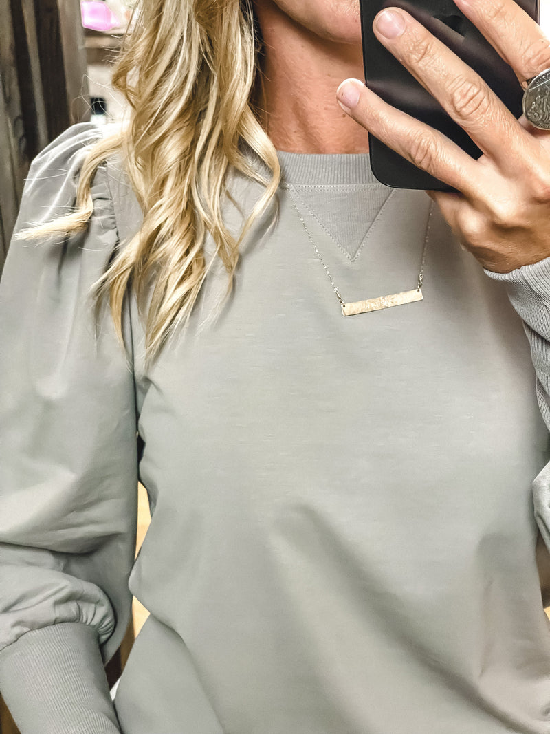 Another Love Tara Puff Sleeve Top