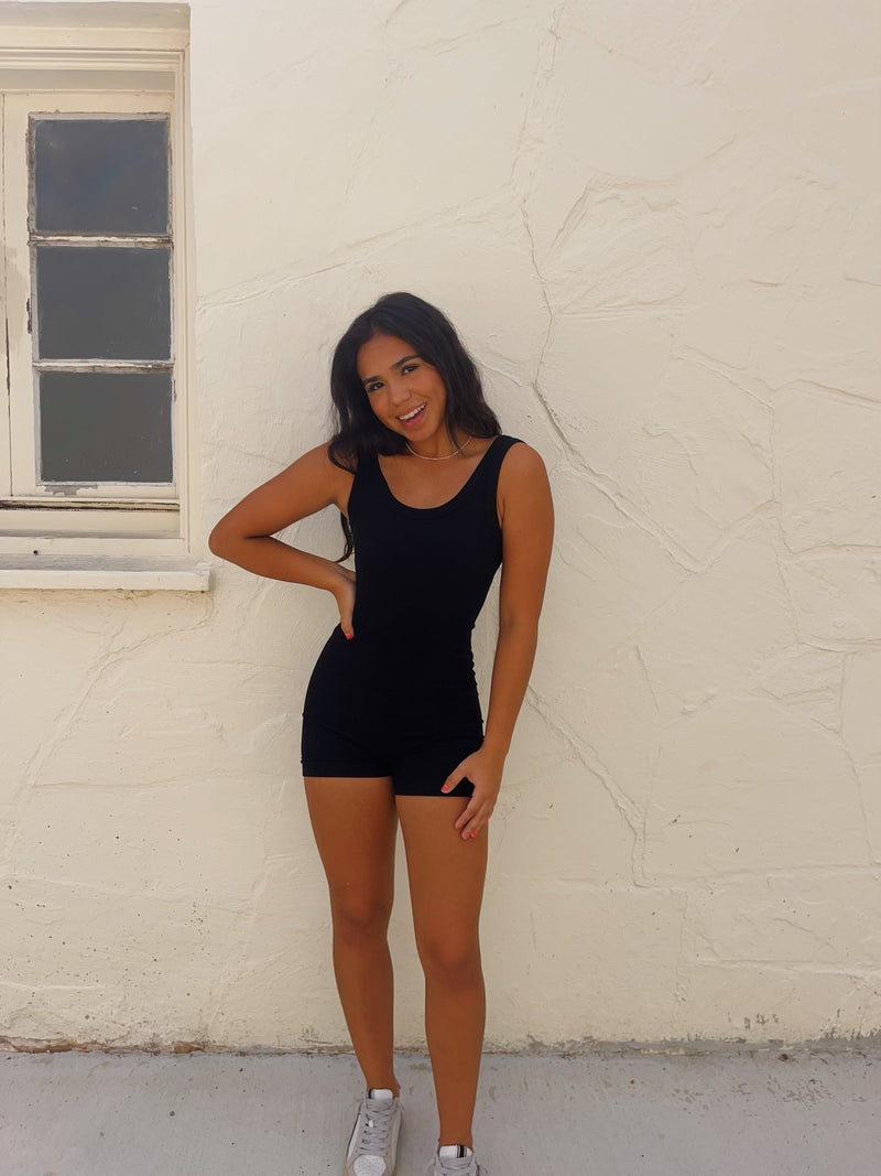 London Ribbed Romper