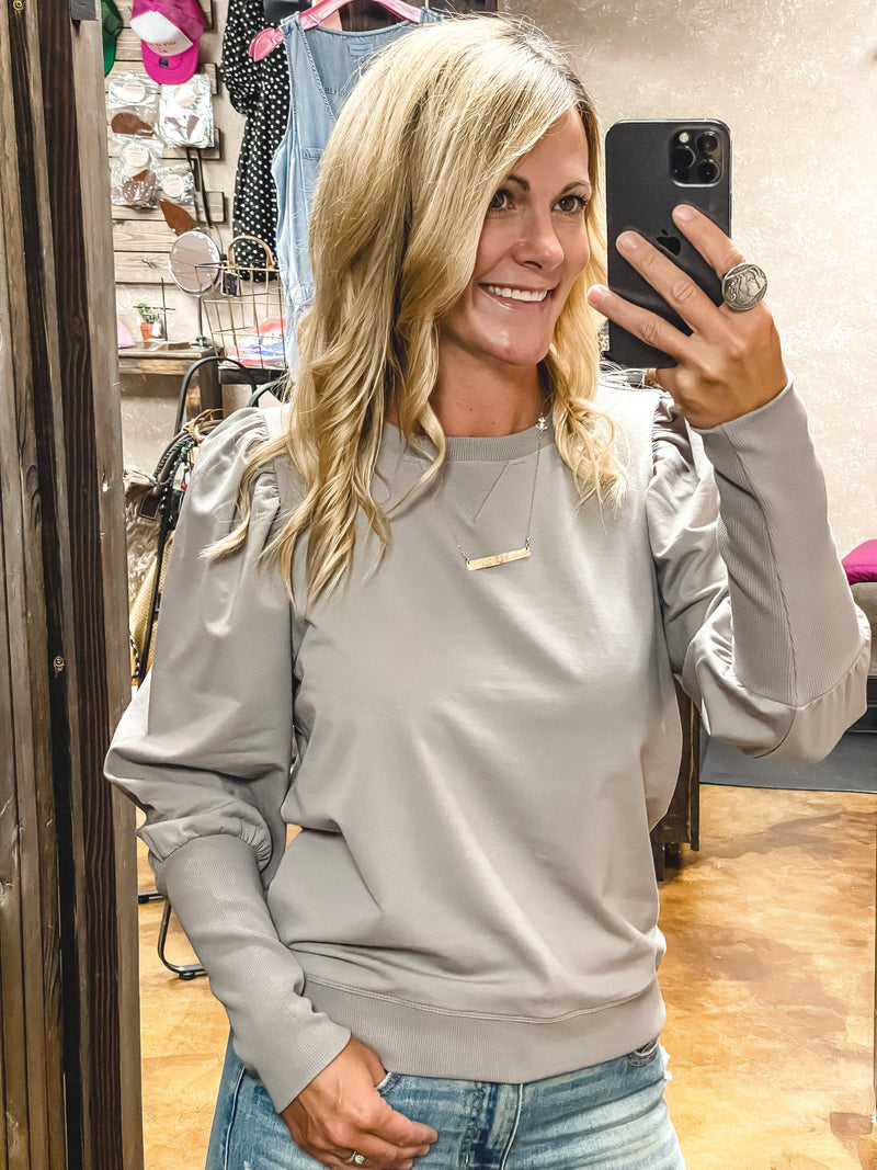 Another Love Tara Puff Sleeve Top