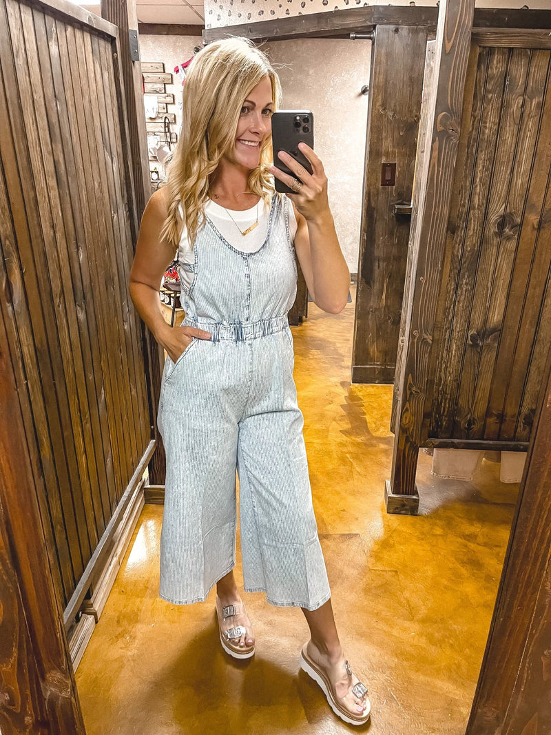 Dear John Sivan Denim Romper