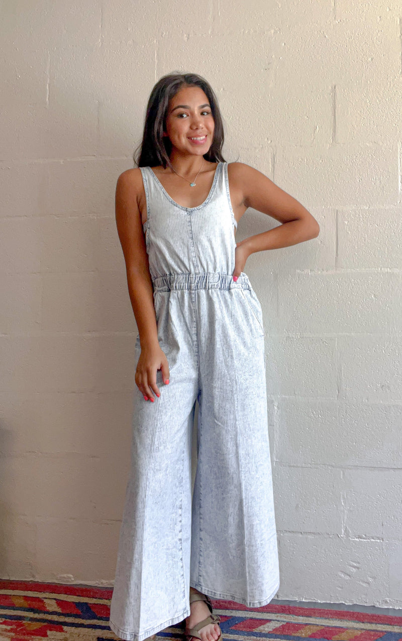 Dear John Sivan Denim Romper