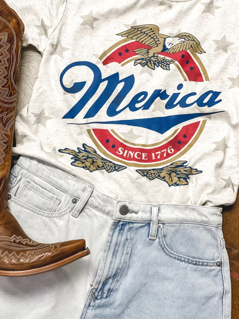 Merica Star Tee