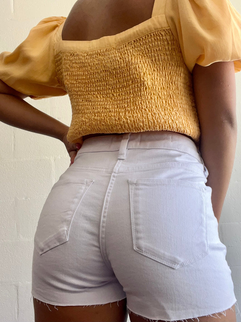 Dear John Ava White Shorts