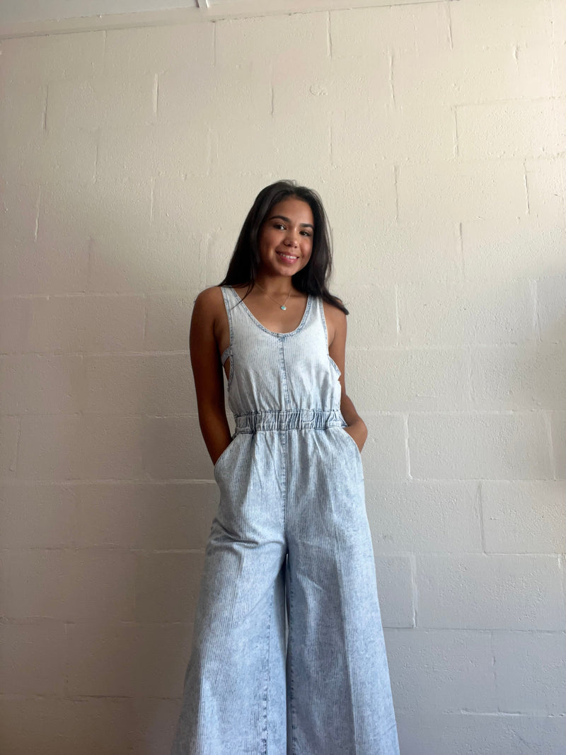 Dear John Sivan Denim Romper