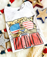 Cheetah Merica' Tee