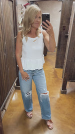 Casey Peplum Tank