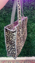 Cheetah  Quilted Bag