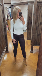 Dear John Pixie Coated Skinnies