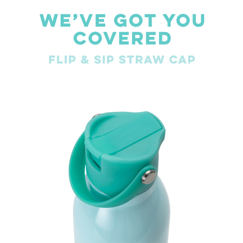 Swig Flip & Sip Water Bottle 20 oz Luxy Leopard