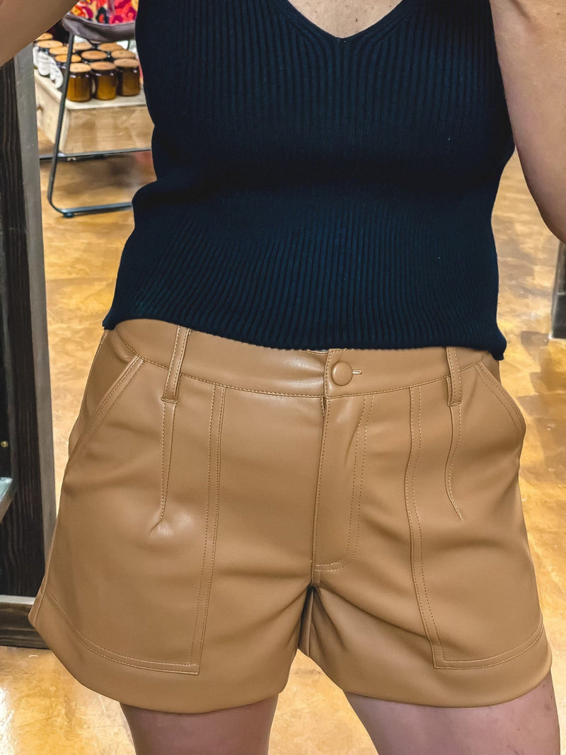 Dear John Megan Dark Tan Shorts