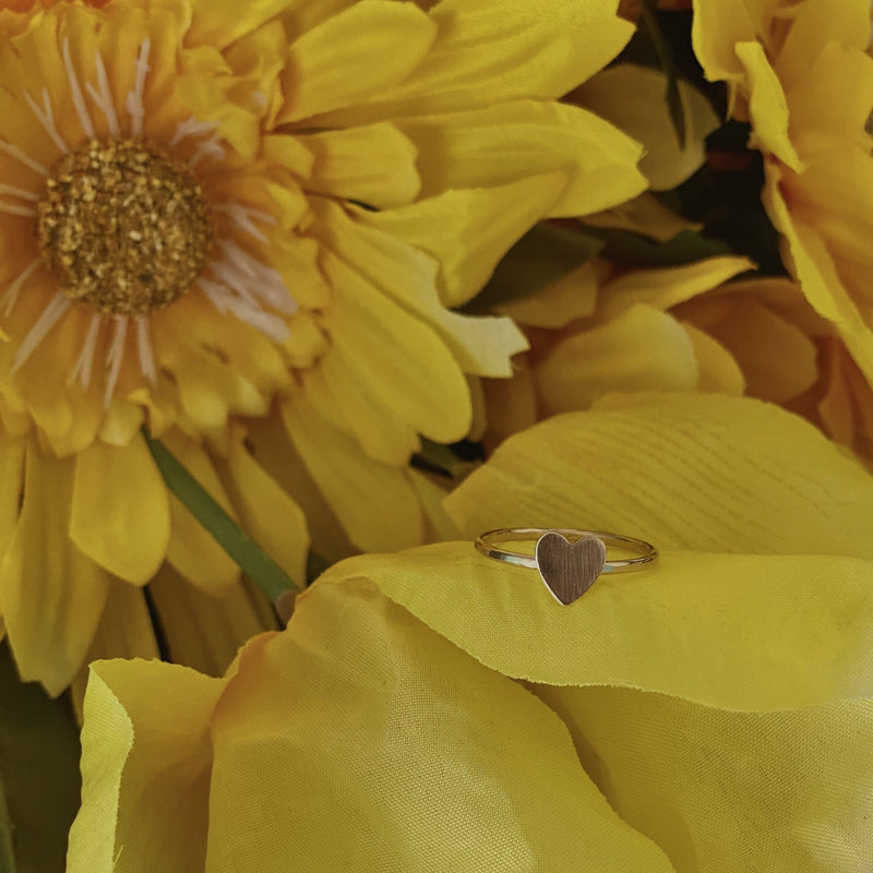 Heart Charm Ring