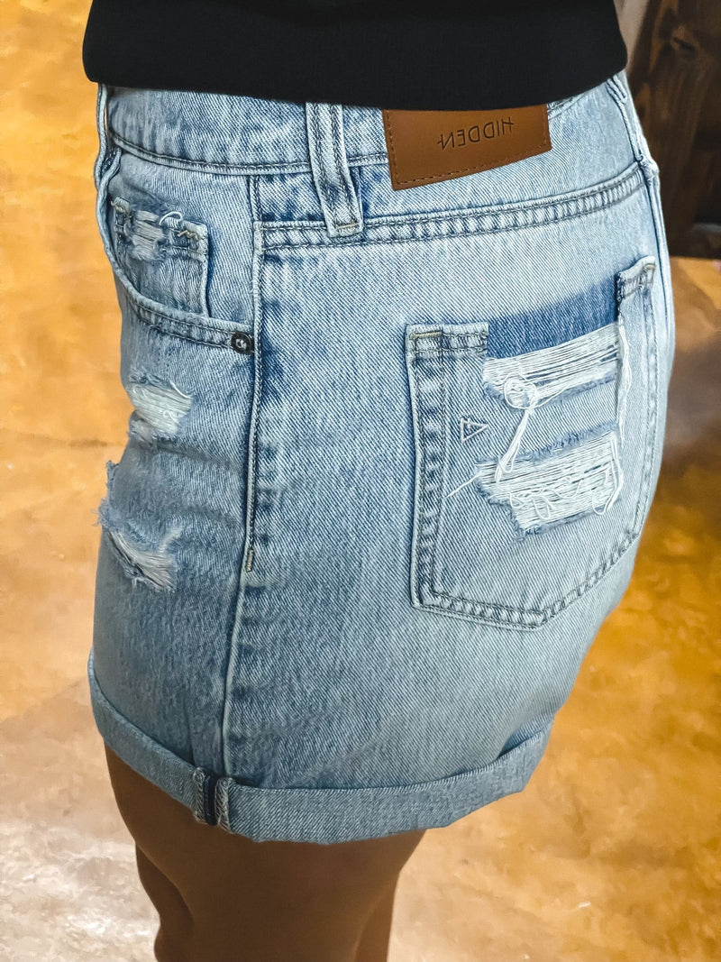 Hidden Rolled Mom Shorts