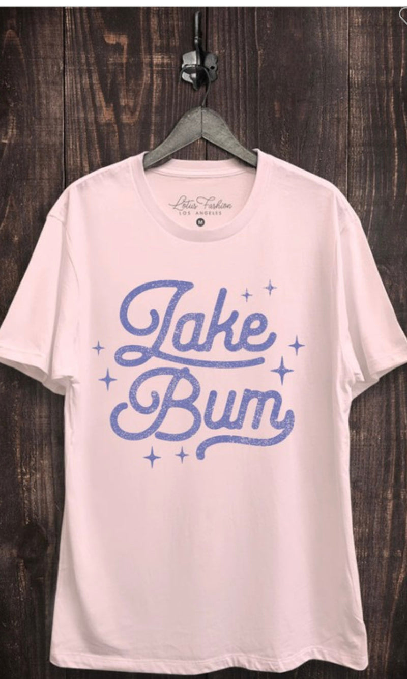 Pink Lake Bum Tee