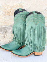 Liberty Black Vegas Turquoise Boots