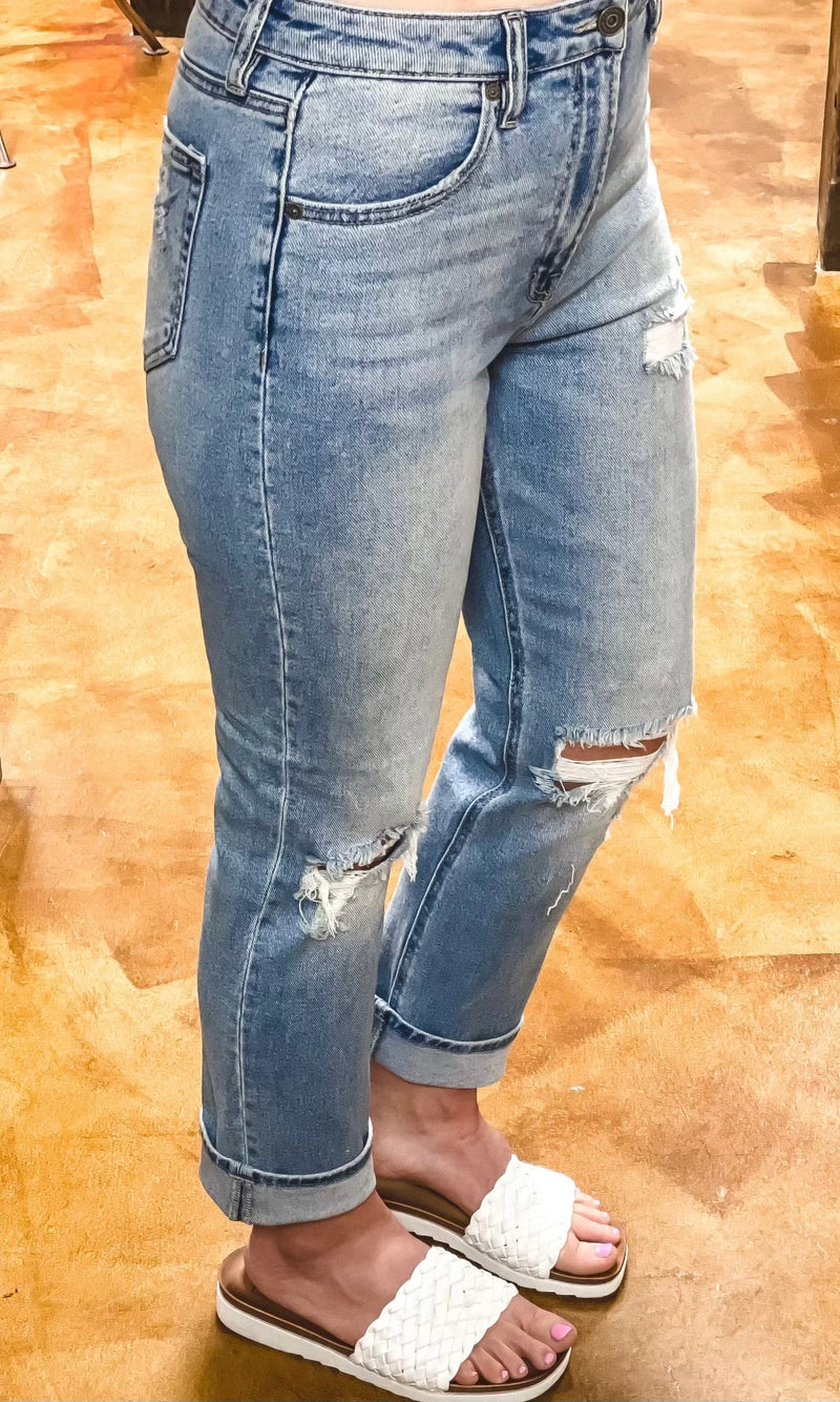 Hidden Zoey Basic Mom Jeans