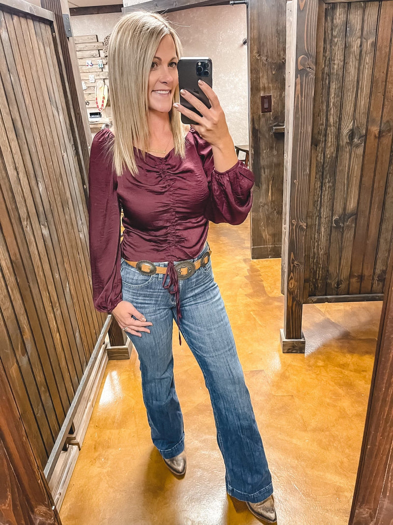 Misty's Gathered Crop Top