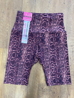 Emily Snake Print Biker Shorts