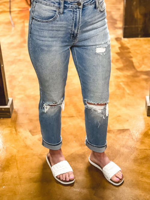 Hidden Zoey Basic Mom Jeans