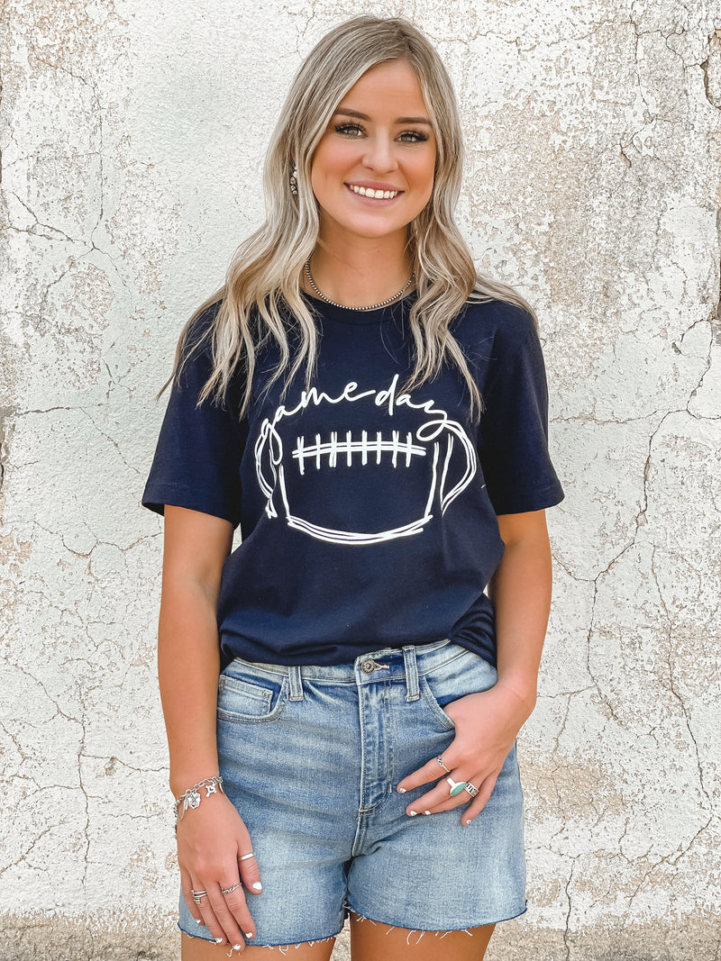 Cursive Game Day Tee