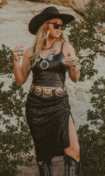 Parton Sequin Skirt