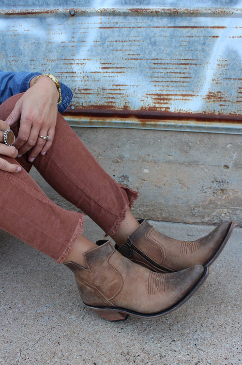 Liberty Black American Tan Bootie
