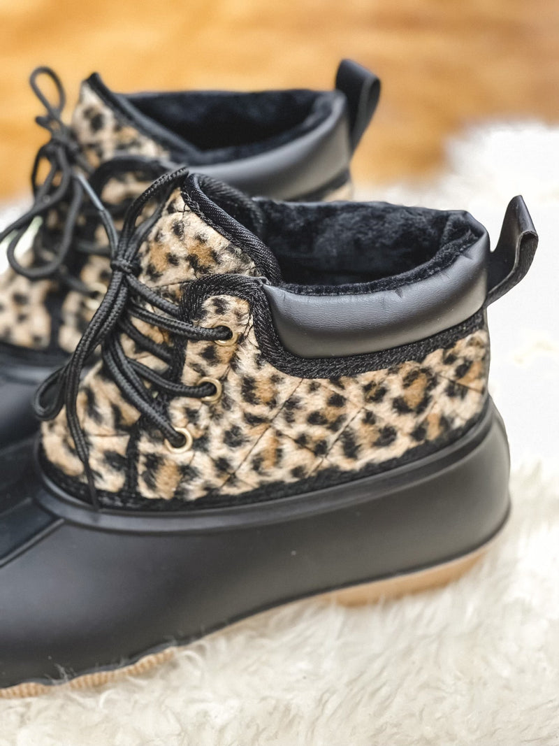 Black Quack Duck Boots.