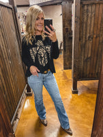 Leopard Thunderbird Crop Top