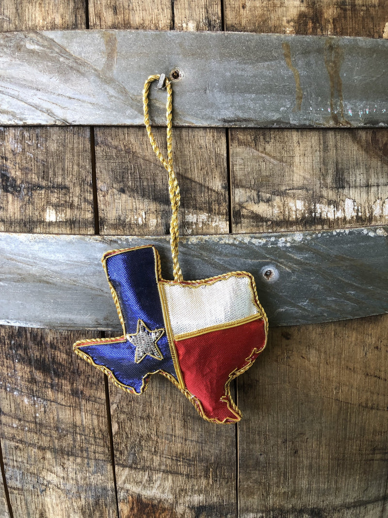 Texas Flag Christmas Ornament