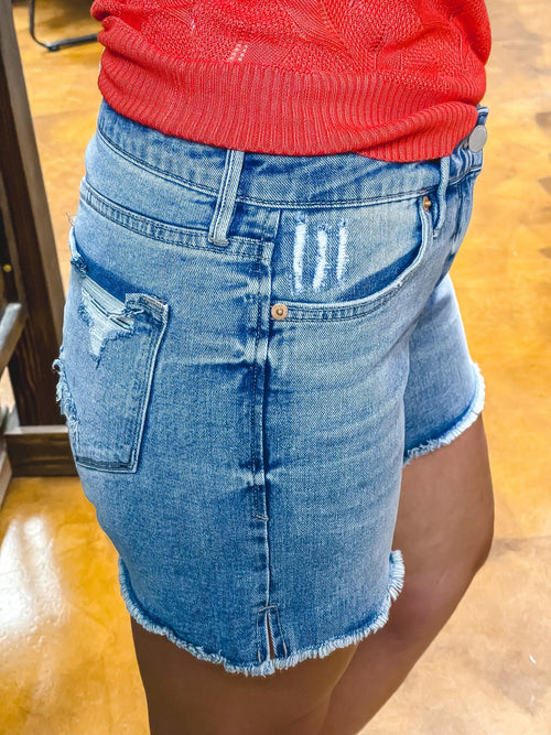 Dear John Julian Costa Blue Shorts