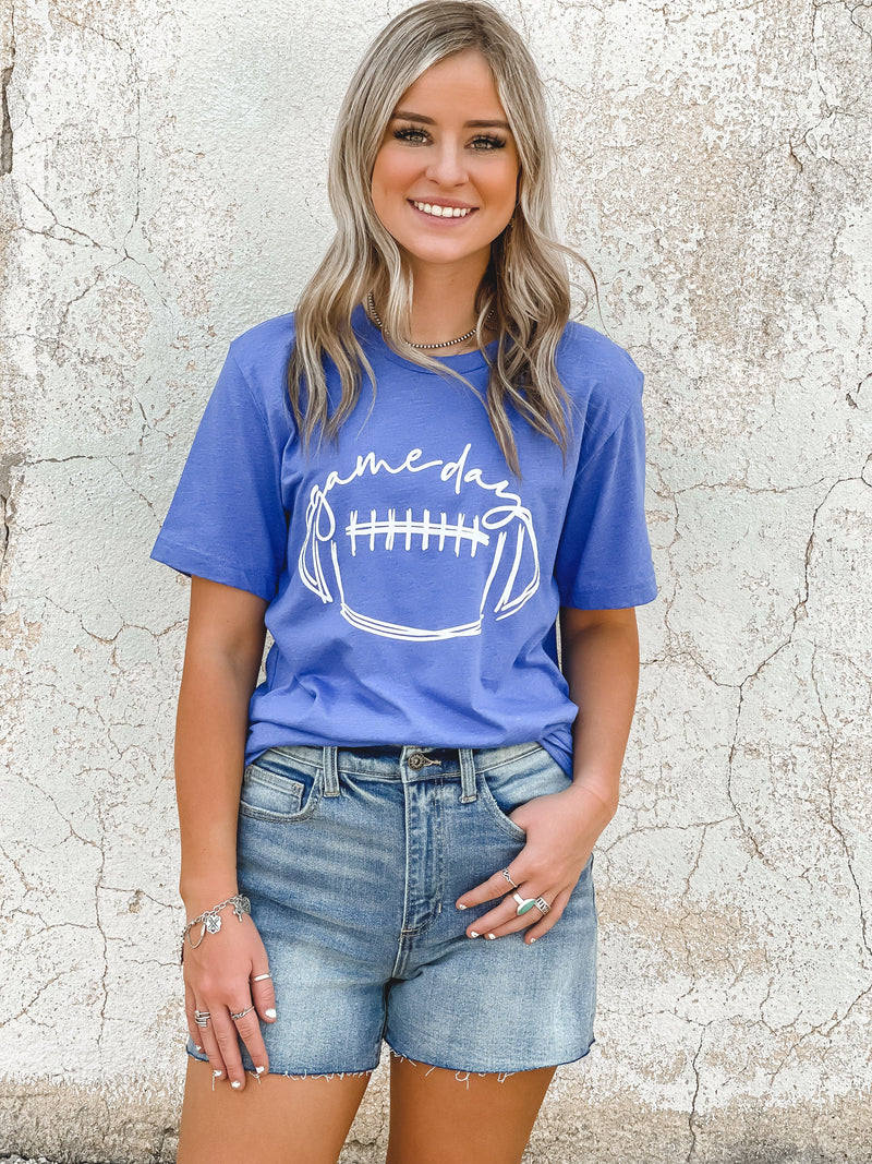 Cursive Game Day Tee